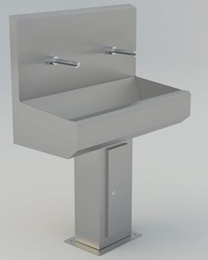 Умывальники из нержавейки с бесконтактным управлением